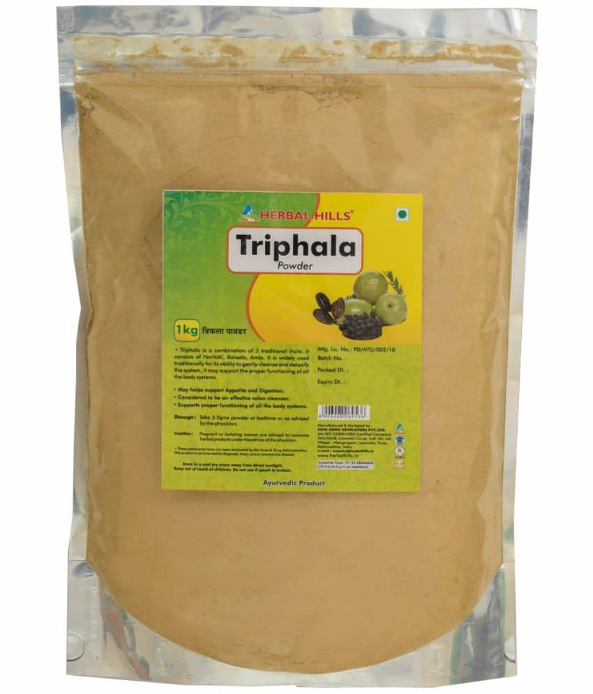 Herbal Hills Triphala Powder 1 Kg Pack of 1