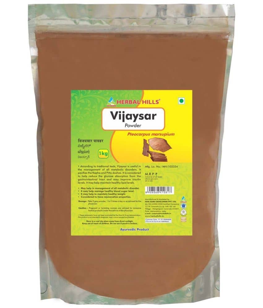 Herbal Hills Vijaysar Powder 1 Kg Pack of 1