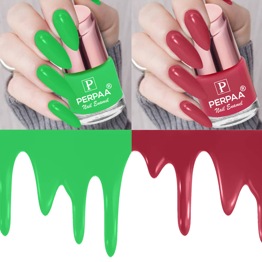     			Perpaa Perpaa Nail Polish Nude Glossy Pack of 2 200 mL
