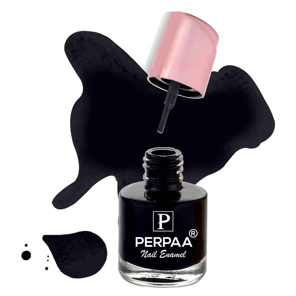     			Perpaa Perpaa Nail Polish Powerful Black Black Glossy 100 mL