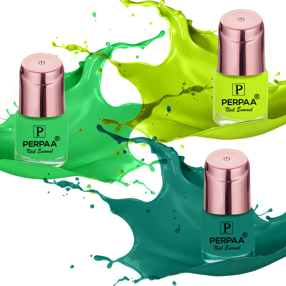     			Perpaa Perpaa Nail Polish Sky Blue Glossy Pack of 3 200 mL