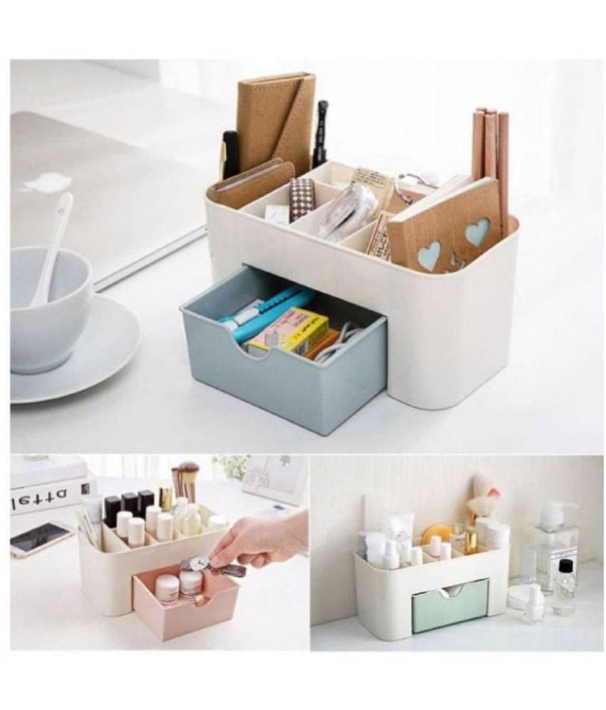     			RAMDEV ENTERPRISE Makeup Drawer Organiser Box, Storage Box Case Holder for Pen and Jewelry Organizer to Save Space.