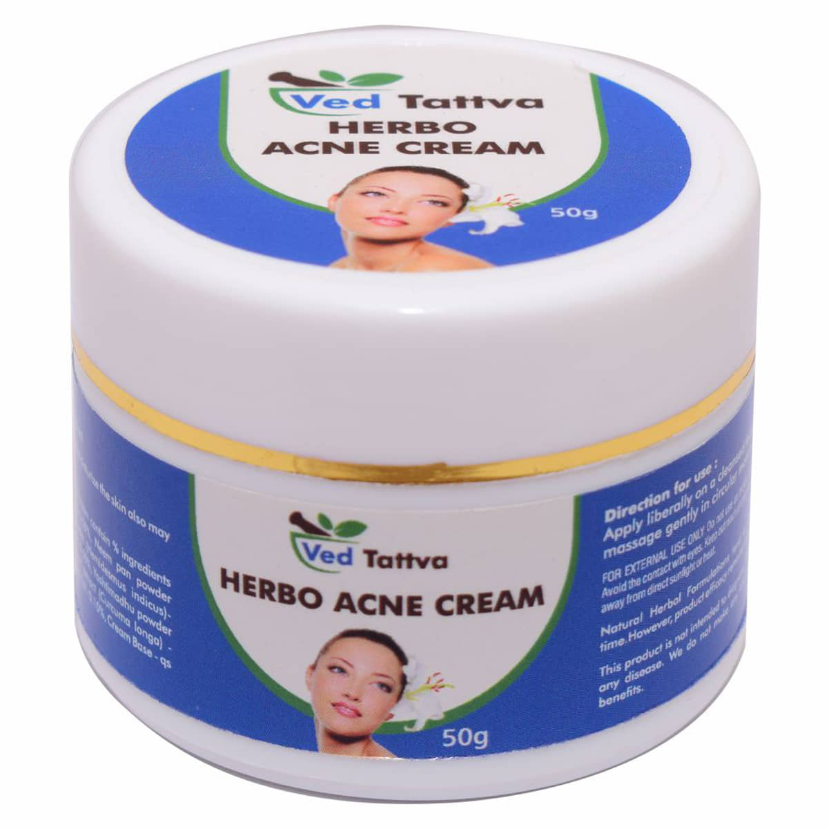 Ved Tattva Herbo Acne Cream Paste 50 Gm Pack of 1