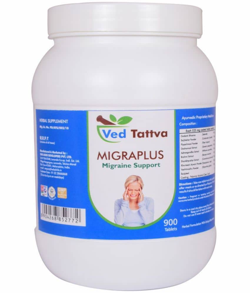 Ved Tattva Migraplus Tablet 900 No.S Pack of 1