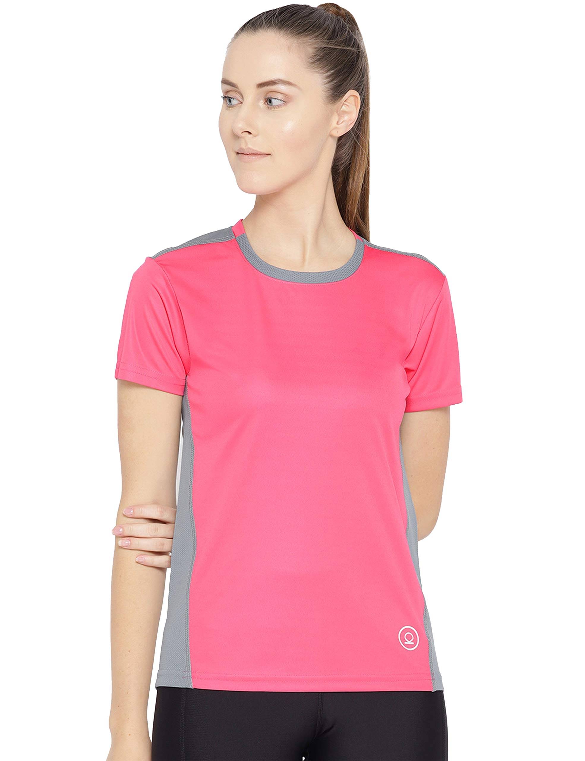    			Chkokko Pink Polyester Tees - Single