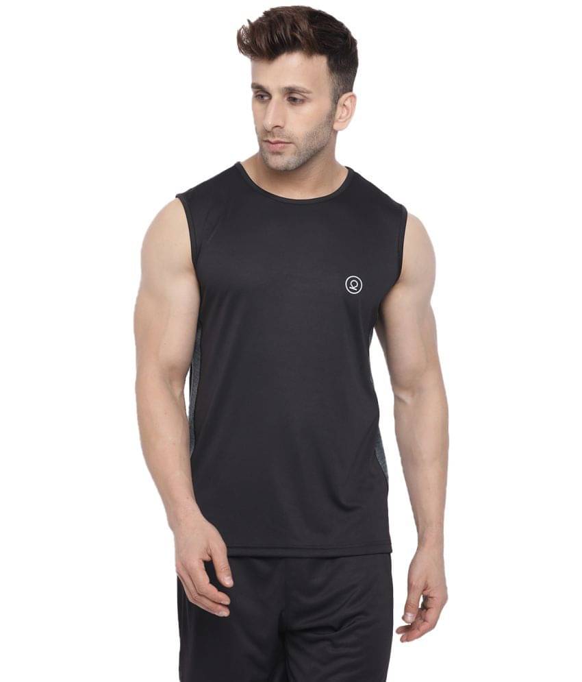 Chkokko Pack of 1 Polyester Sleeveless vest For Men ( Dark grey ) Chkokko Pack of 1 Polyester Sleeveless vest For Men ( Dark grey )