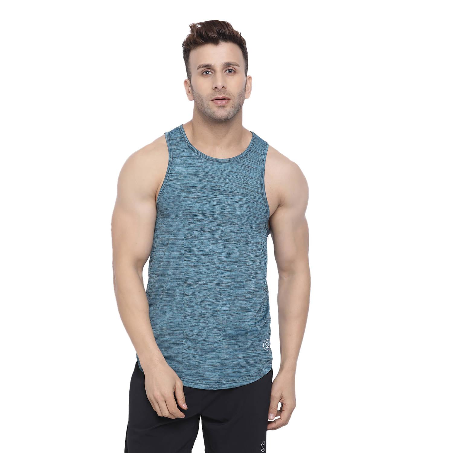     			Chkokko Pack of 1 Polyester Sleeveless vest For Men ( Sea Green )
