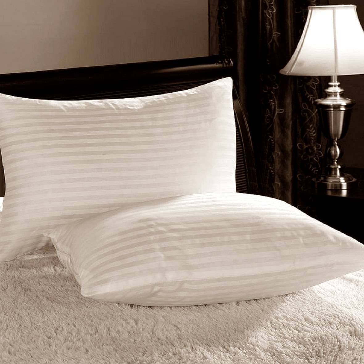     			JDX Set of 2 Fibre Pillow