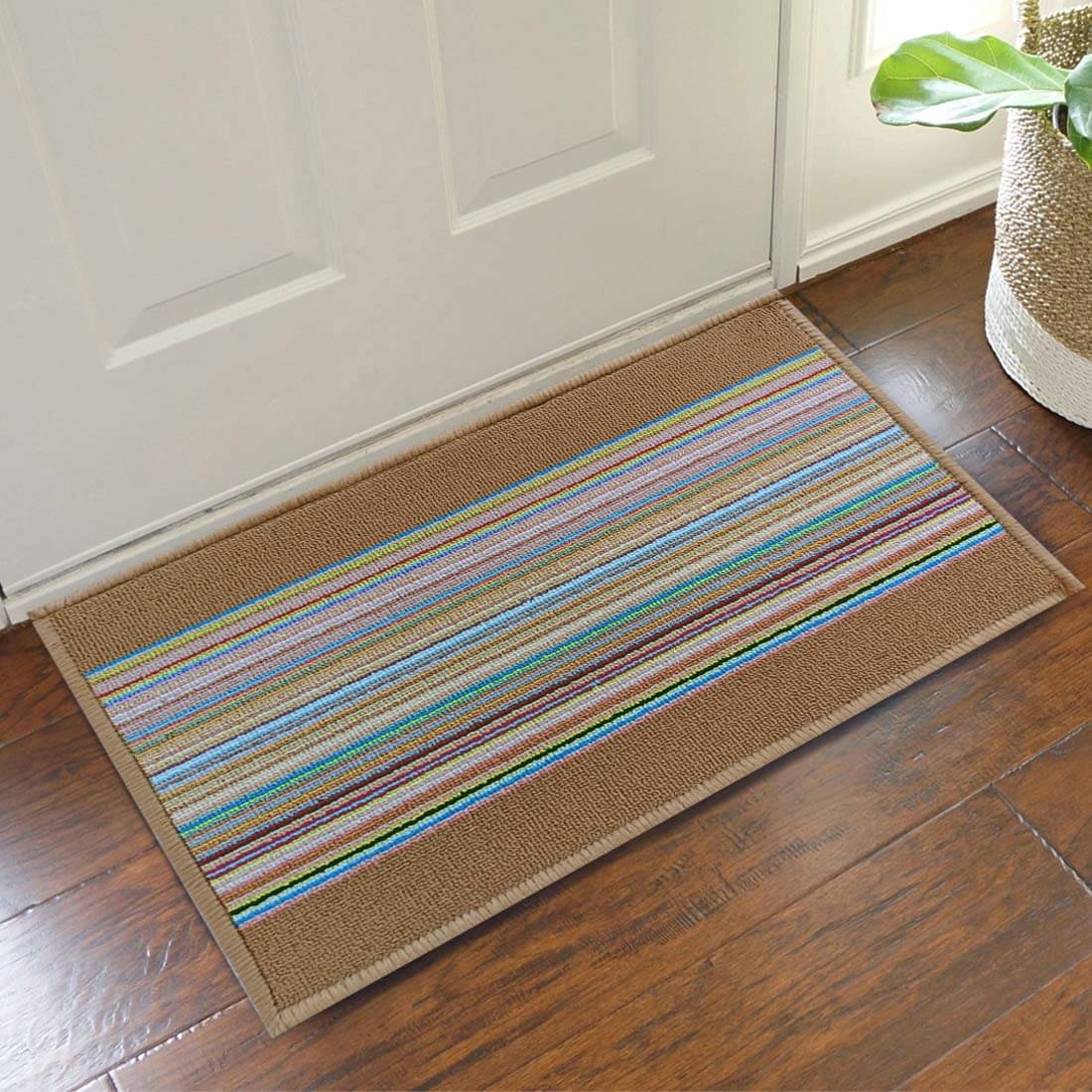     			Status Brown Single Door Mat - ( 40 X 60 )