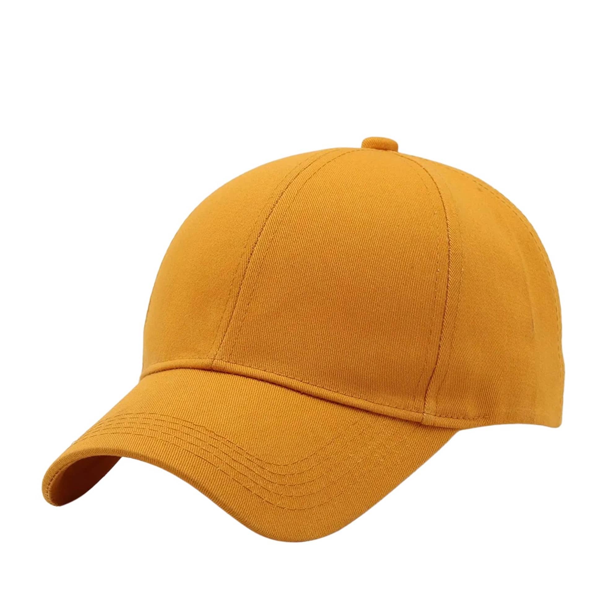 Zacharias - Cotton Blend Orange Men's Cap ( Pack of 1 )