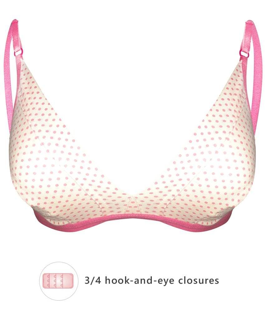     			Clovia 100% Cotton Non Padded Women's Plunge Bra ( Beige )