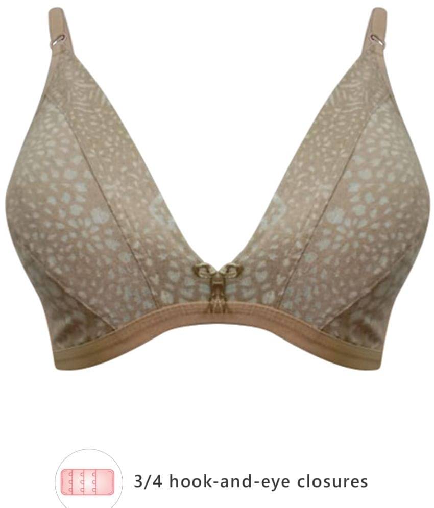     			Clovia 100% Cotton Non Padded Women's Plunge Bra ( Green )