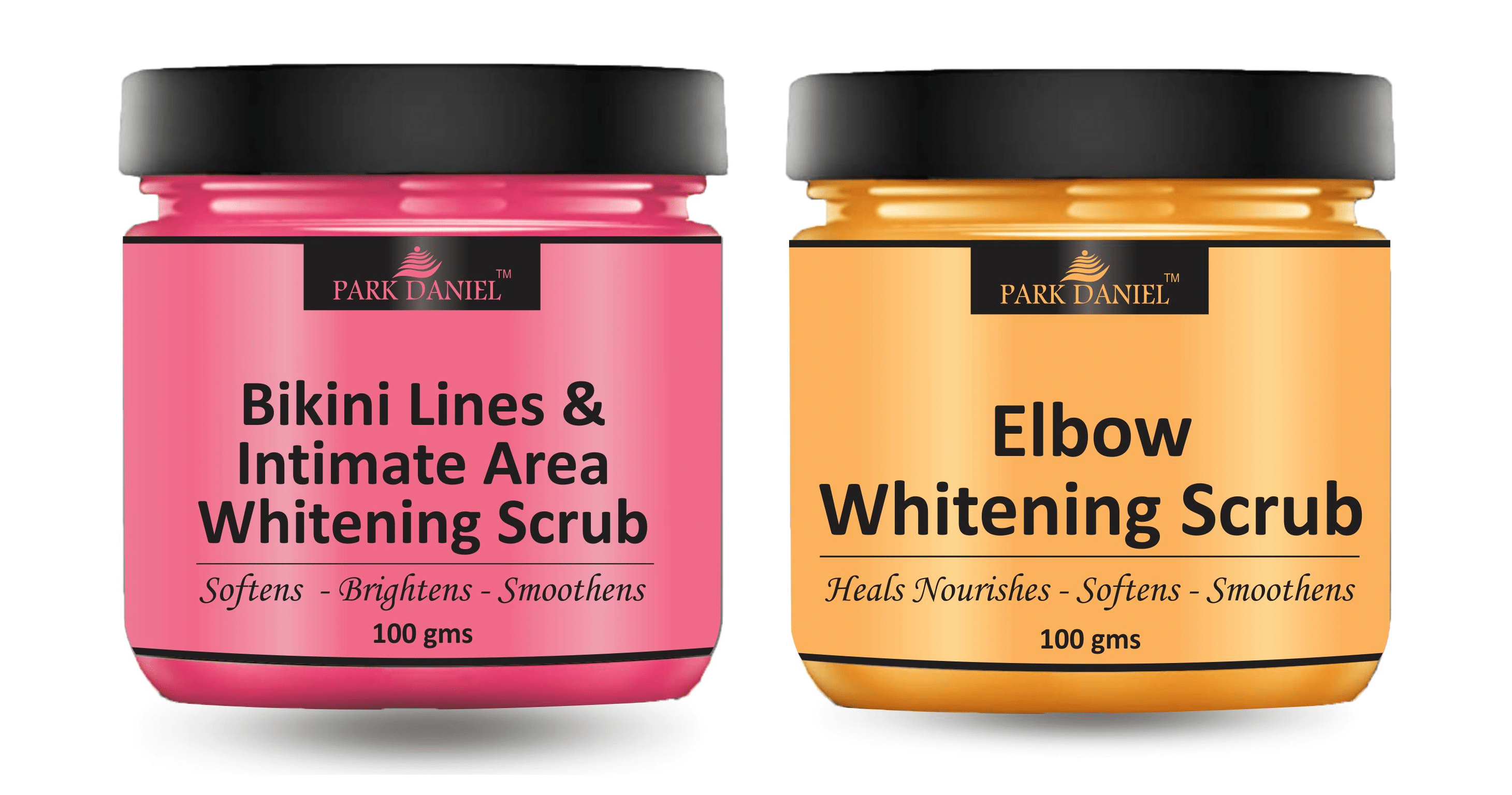 Park Daniel Bikini Intimate and Elbow Area Body Scrub For Skin Whitening Scrub & Exfoliators 100 gm Pack of 2 Park Daniel Bikini Intimate and Elbow Area Body Scrub For Skin Whitening Scrub & Exfoliators 100 gm Pack of 2