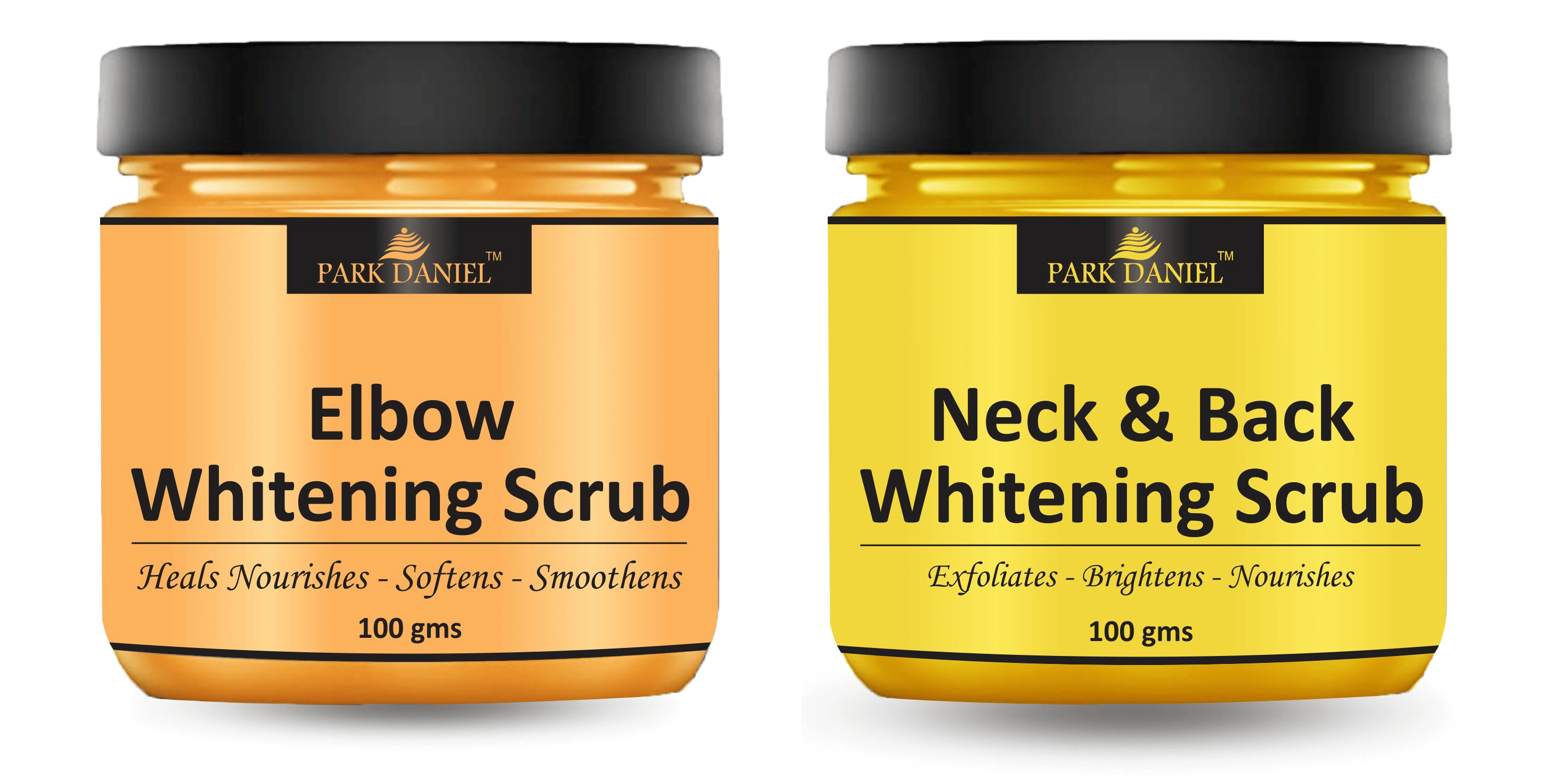     			Park Daniel Elbow and Neck Back Cleansing Body Scrub For Skin Whitening Scrub & Exfoliators 100 gm Pack of 2