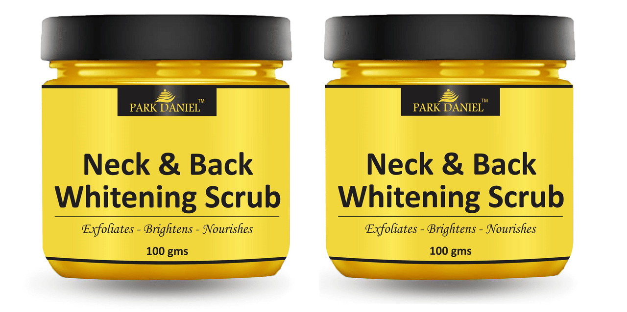 Park Daniel Neck and Back Area Cleansing Body Scrub For Skin Whitening Scrub & Exfoliators 100 gm Pack of 2 Park Daniel Neck and Back Area Cleansing Body Scrub For Skin Whitening Scrub & Exfoliators 100 gm Pack of 2