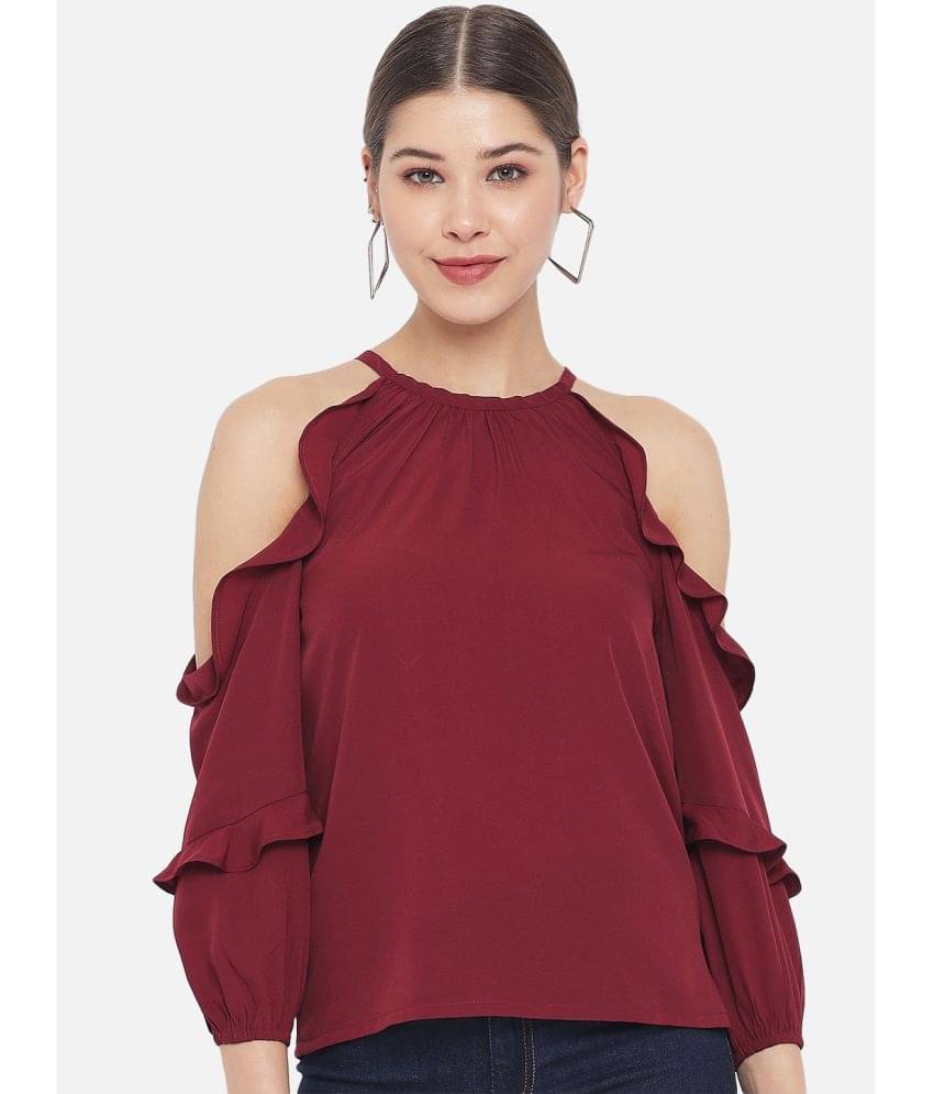     			ALL WAYS YOU Women's Polyester Regular Top ( Red )