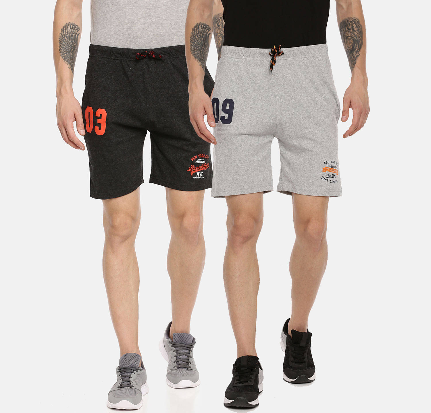 Ardeur - Cotton Blend Multicolor Men's Shorts ( Pack of 2 )     			Ardeur - Cotton Blend Multicolor Men's Shorts ( Pack of 2 )