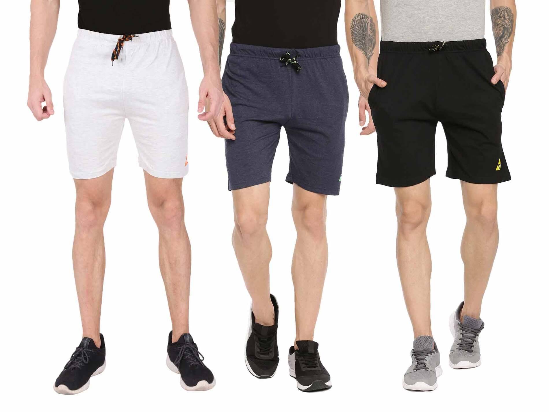 Ardeur - Cotton Blend Multicolor Men's Shorts ( Pack of 3 )     			Ardeur - Cotton Blend Multicolor Men's Shorts ( Pack of 3 )