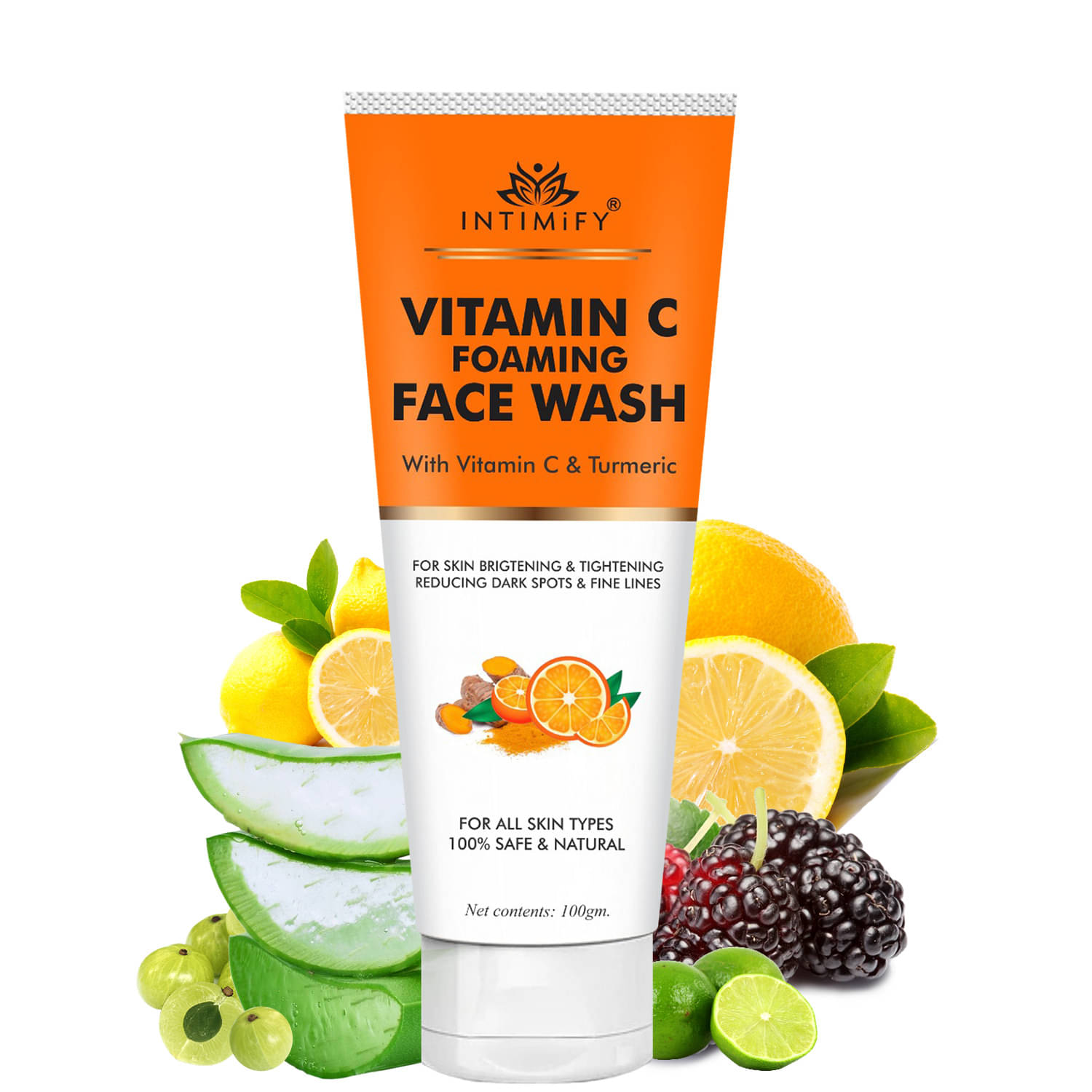 Intimify Vitamin C Face Wash, face wash, anti aging wrinkles face wash, anti aging face wash, 100 gm Intimify Vitamin C Face Wash, face wash, anti aging wrinkles face wash, anti aging face wash, 100 gm