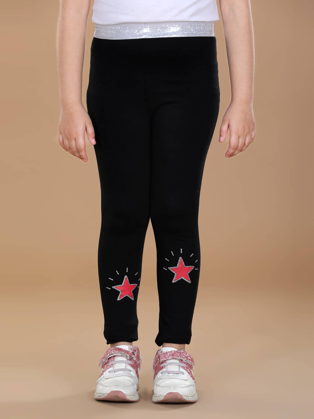     			StyleStone Pack of 1 Girls Lycra Leggings ( Black )