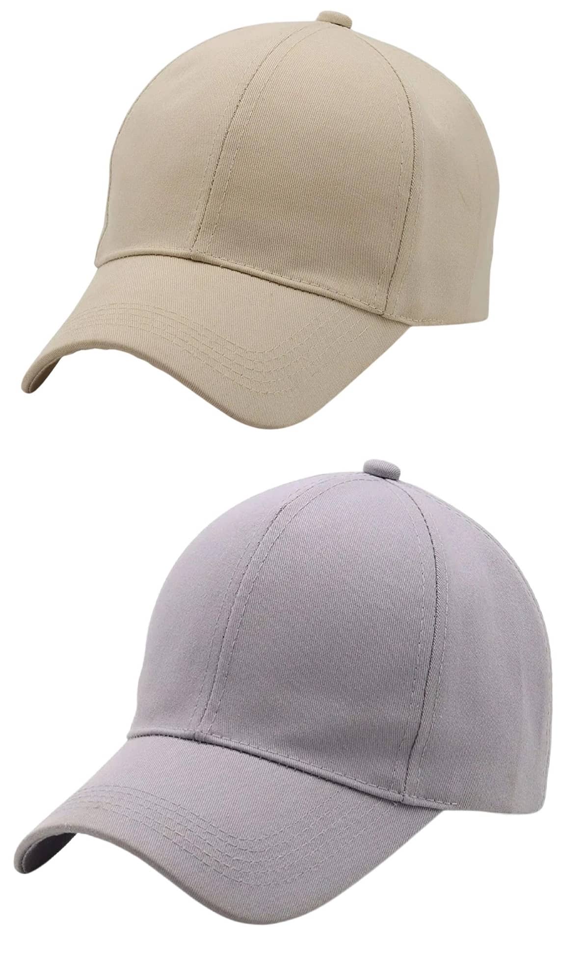 Zacharias - 100% Cotton Multi Color Men's Cap ( Pack of 2 )