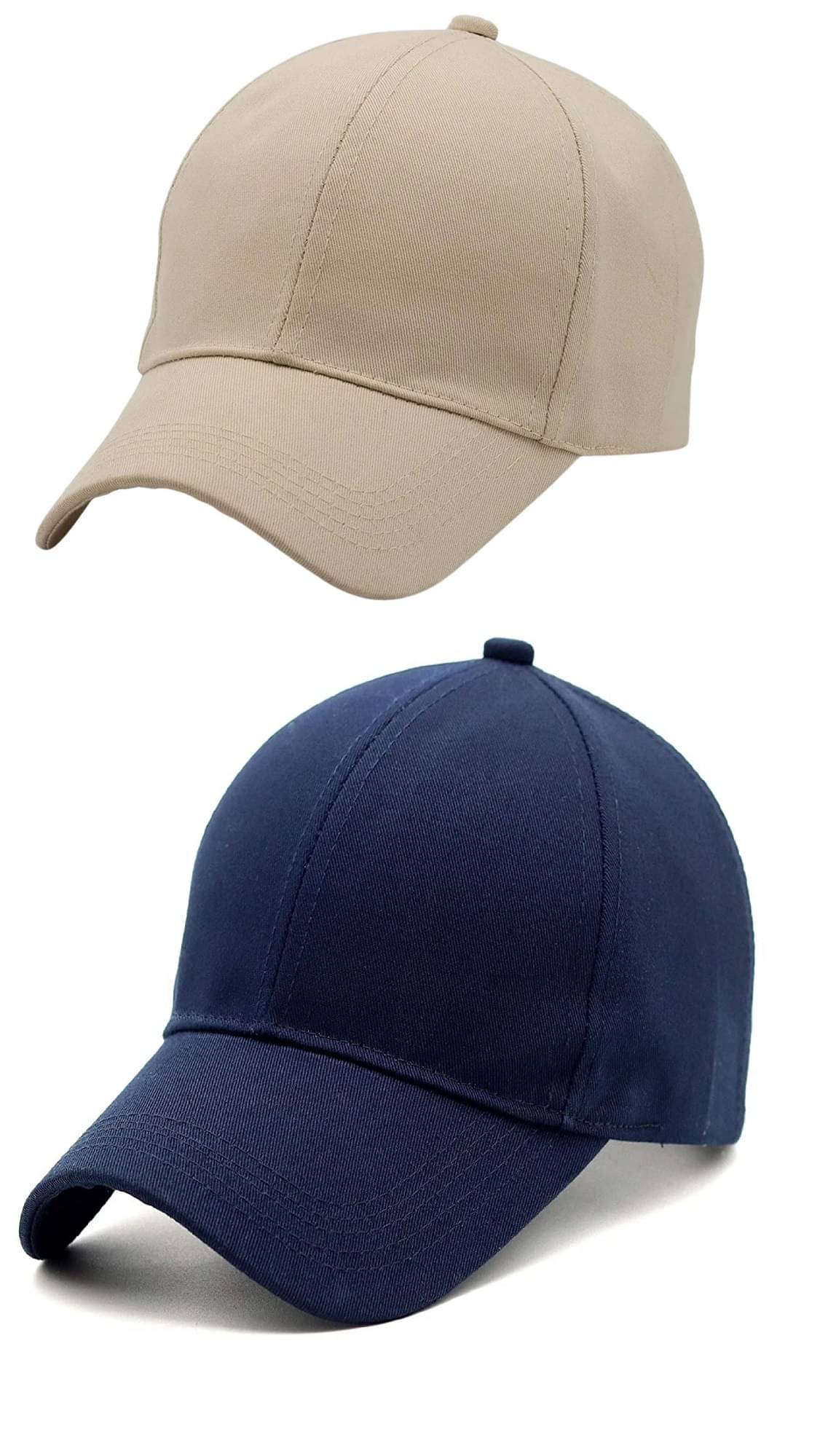 Zacharias - 100% Cotton Multi Color Men's Cap ( Pack of 2 ) Zacharias - 100% Cotton Multi Color Men's Cap ( Pack of 2 )