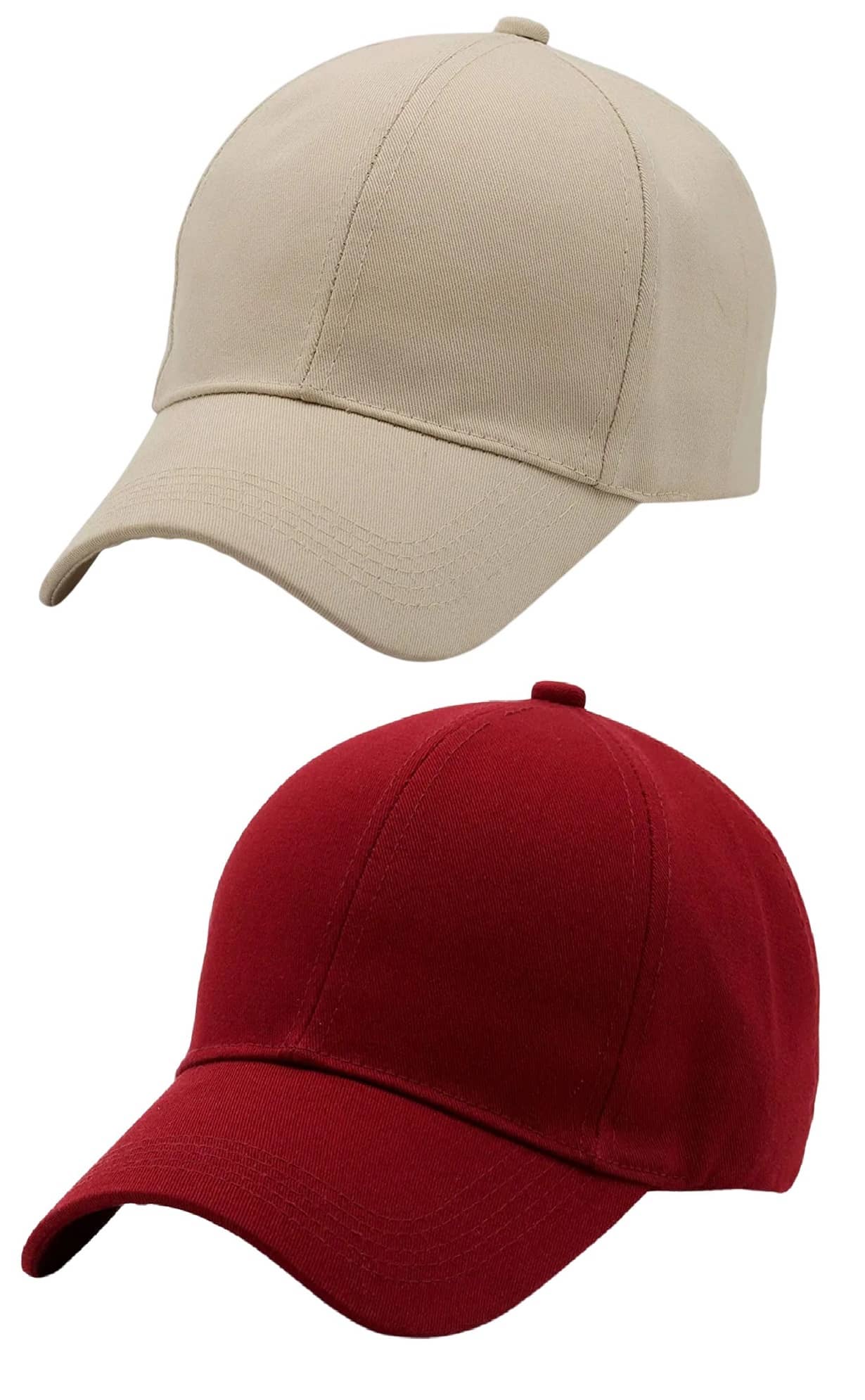 Zacharias - 100% Cotton Multi Color Men's Cap ( Pack of 2 )