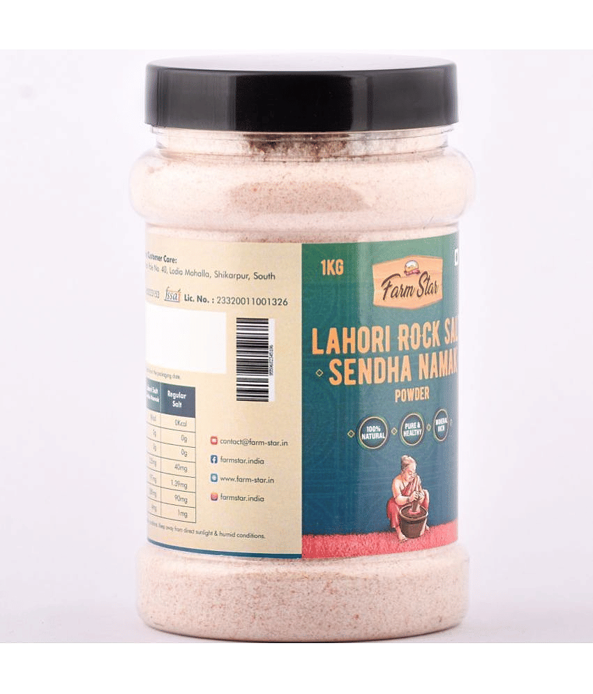 Farm Star Lahori Rock Salt 1000 gm