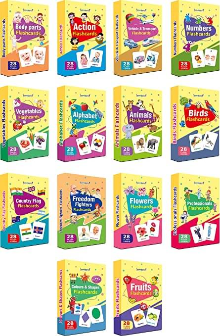 Flash Cards for Kids Early Learning ( Set of 14 ) | Easy & Fun Way of Learning 1 Year to 6 Years Babies     			Flash Cards for Kids Early Learning ( Set of 14 ) | Easy & Fun Way of Learning 1 Year to 6 Years Babies
