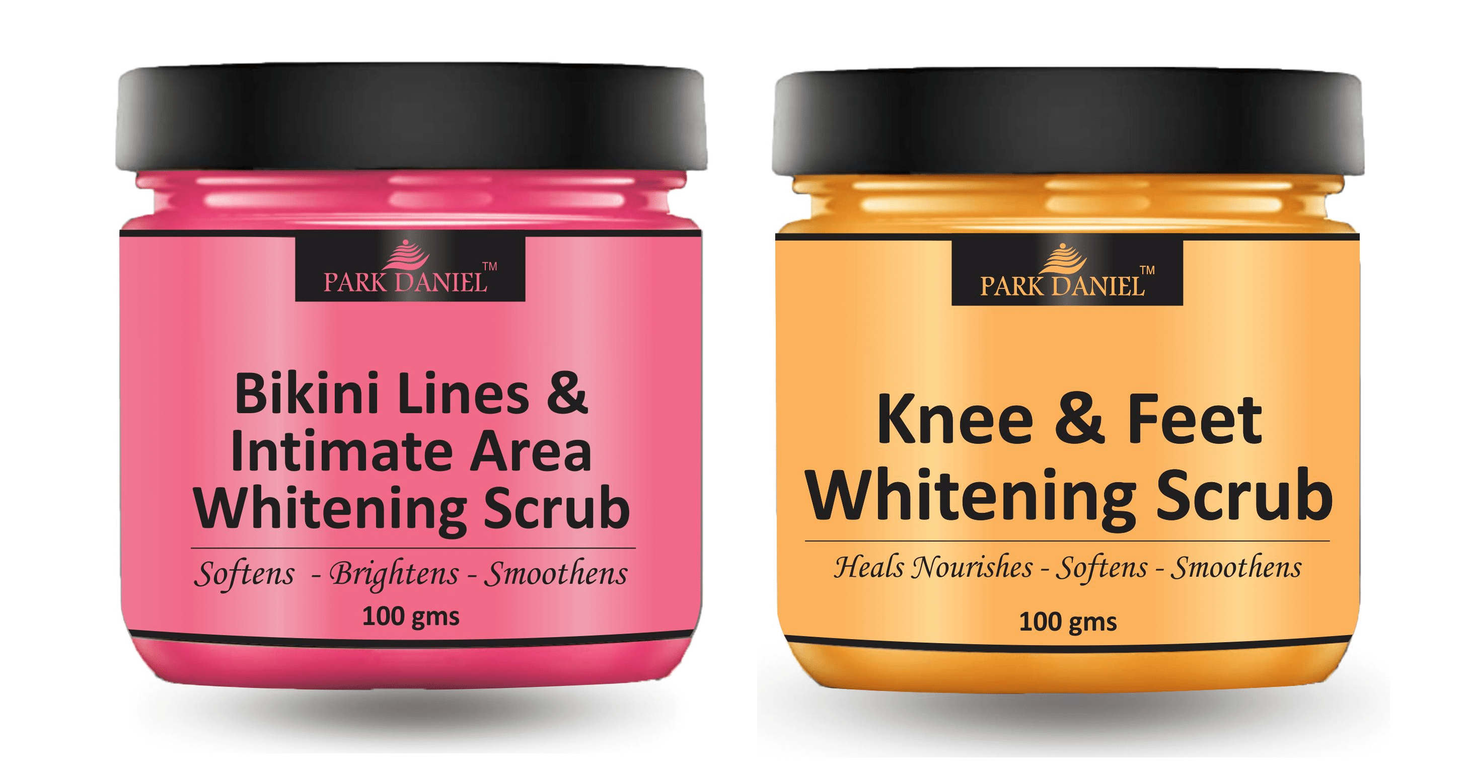     			Park Daniel Bikini Intimate Knee and Feet Area Body Scrub For Skin Whitening Scrub & Exfoliators 100 gm Pack of 2