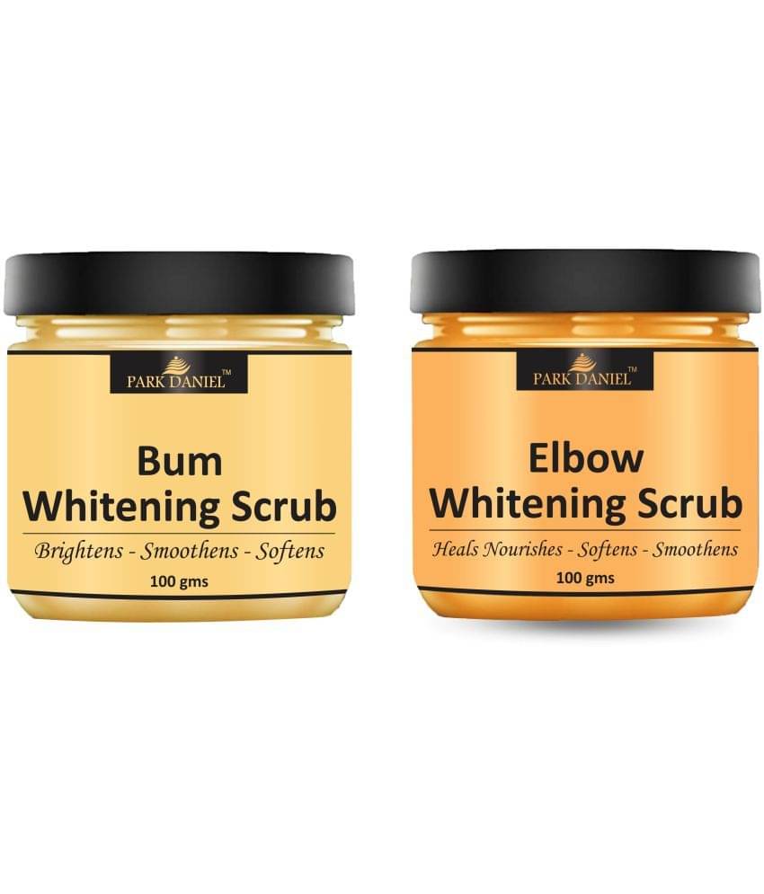 Park Daniel Bum and Elbow Cleansing Body Scrub For Skin Whitening Scrub & Exfoliators 100 gm Pack of 2 Park Daniel Bum and Elbow Cleansing Body Scrub For Skin Whitening Scrub & Exfoliators 100 gm Pack of 2