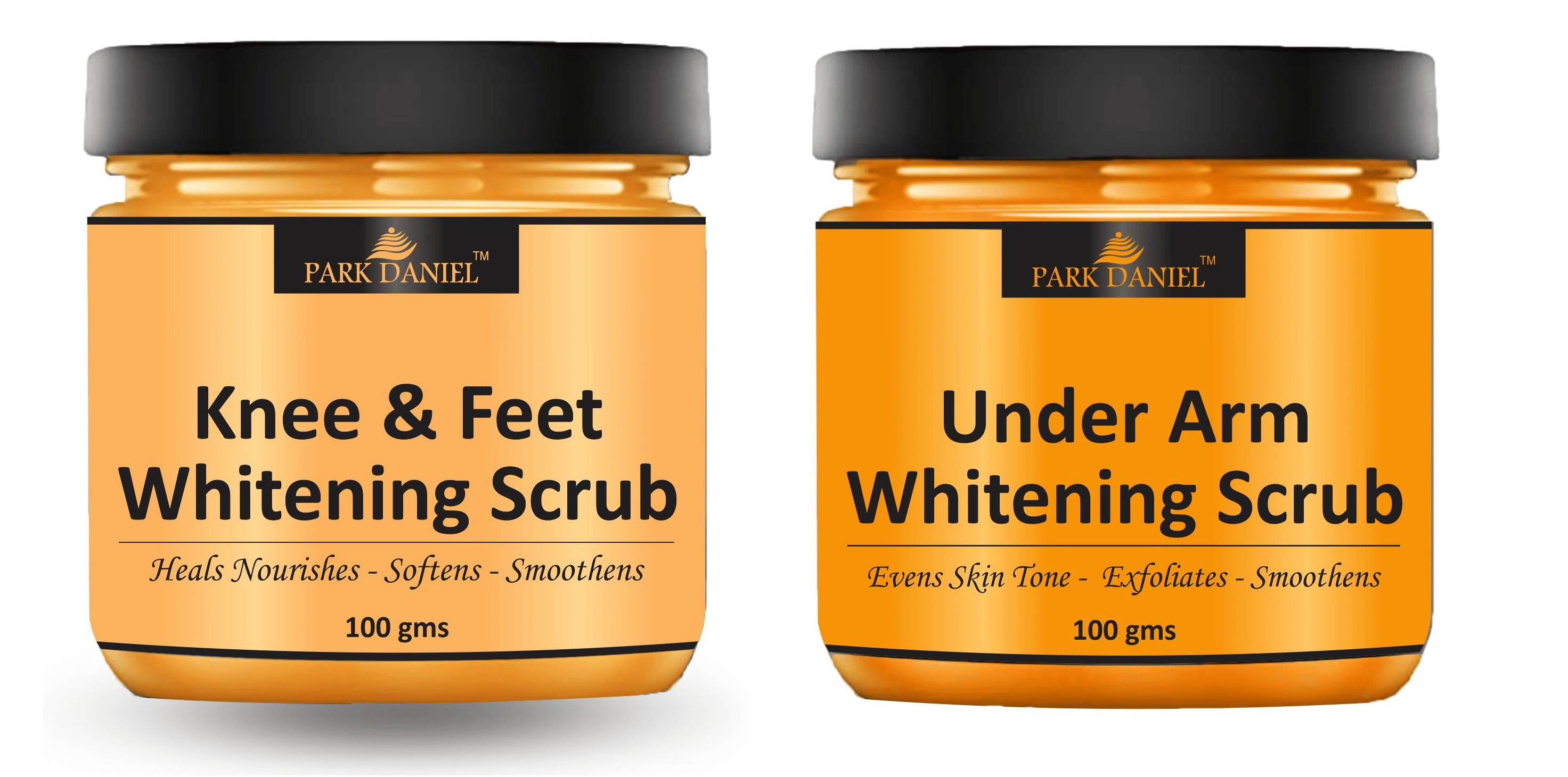 Park Daniel Knee Feet and Underarms Cleansing Body Scrub For Skin Whitening Scrub & Exfoliators 100 gm Pack of 2 Park Daniel Knee Feet and Underarms Cleansing Body Scrub For Skin Whitening Scrub & Exfoliators 100 gm Pack of 2