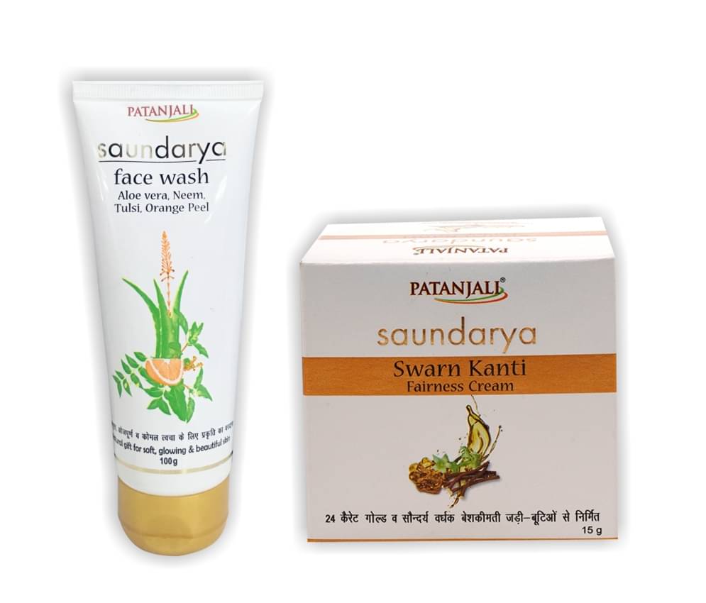     			Patanjali Swarna Kanti+Saundarya Face Wash-Combo