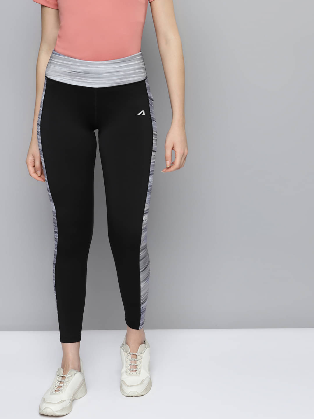    			Alcis - Polyester Slim Fit Grey Women's Sports Tights ( Pack of 1 )