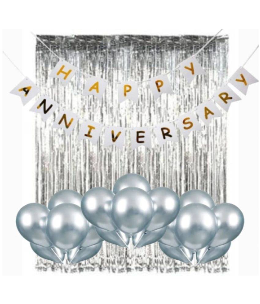 Blooms Mall 12 pcs Anniversary silver combo Blooms Mall 12 pcs Anniversary silver combo