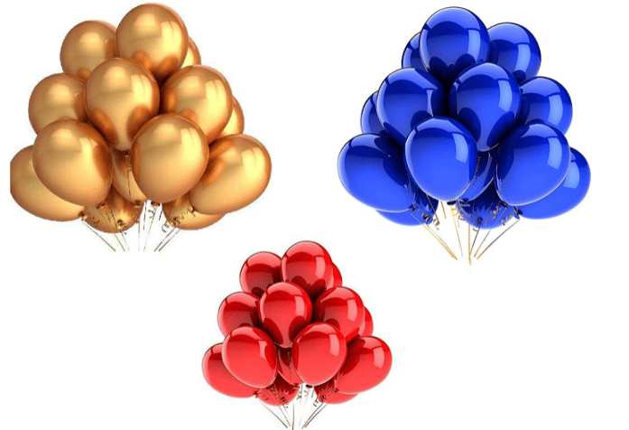     			Blooms Mall  Amazing red, Blue , Golden   Pack of 51
