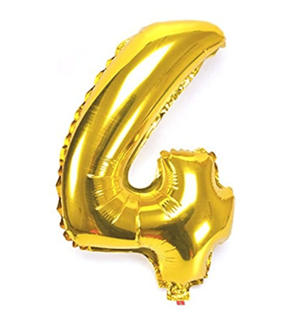 Blooms Mall Special Foil Balloon (Number 6)  (Golden)     			Blooms Mall Special Foil Balloon (Number 6)  (Golden)