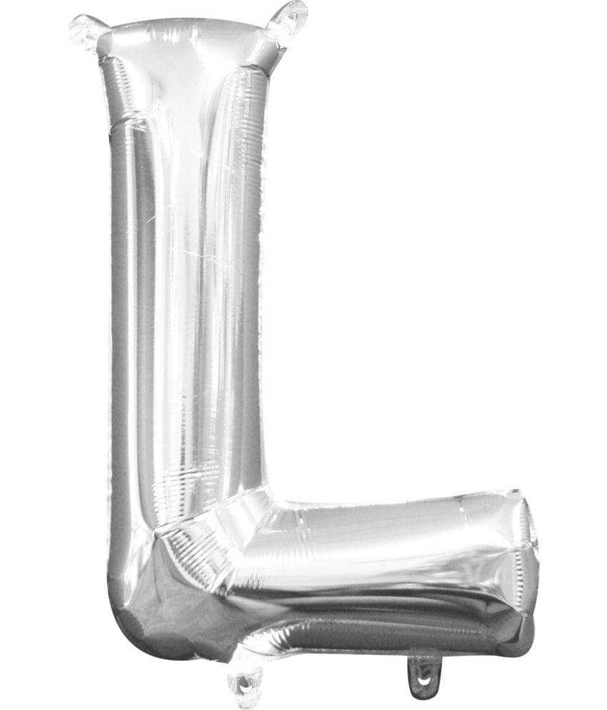     			Blooms Mall Unique Alphabet Foil Balloon -J (Silver)