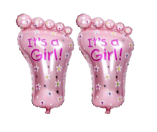 Blooms Mall baby's Boy Foot foil Balloon ( Pack of 2 ) Blooms Mall baby's Boy Foot foil Balloon ( Pack of 2 )