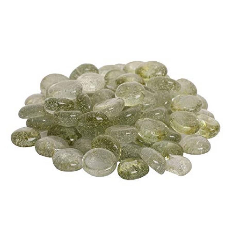     			VANNEF Stone Glossy Finish Decorative Shiny Glass Pebbles for Aquarium Vase Filler Home Garden & Outdoor Decoration (Crystal_Transparent_4Kg)