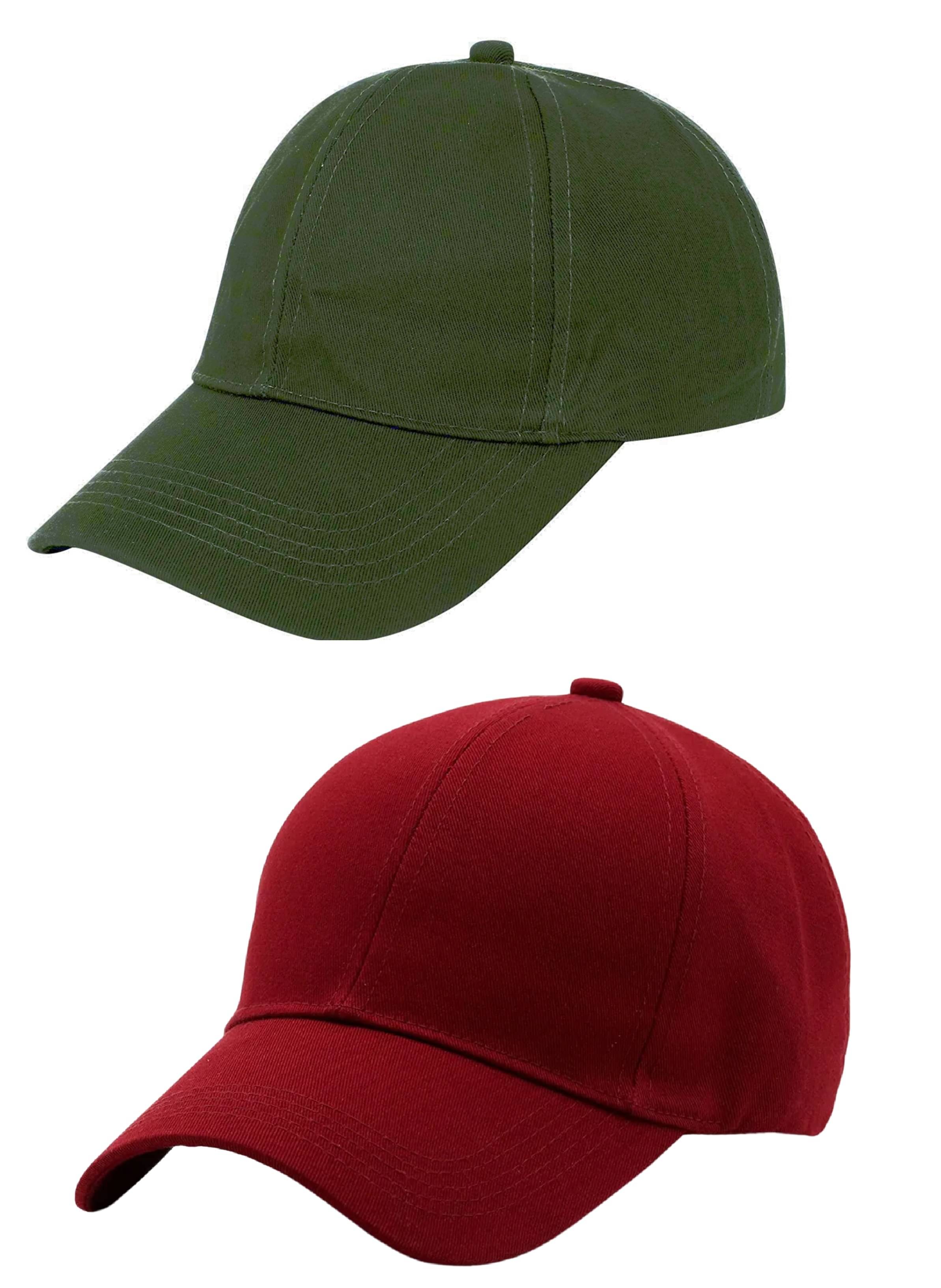 Zacharias - 100% Cotton Green Men's Cap ( Pack of 2 )     			Zacharias - 100% Cotton Green Men's Cap ( Pack of 2 )