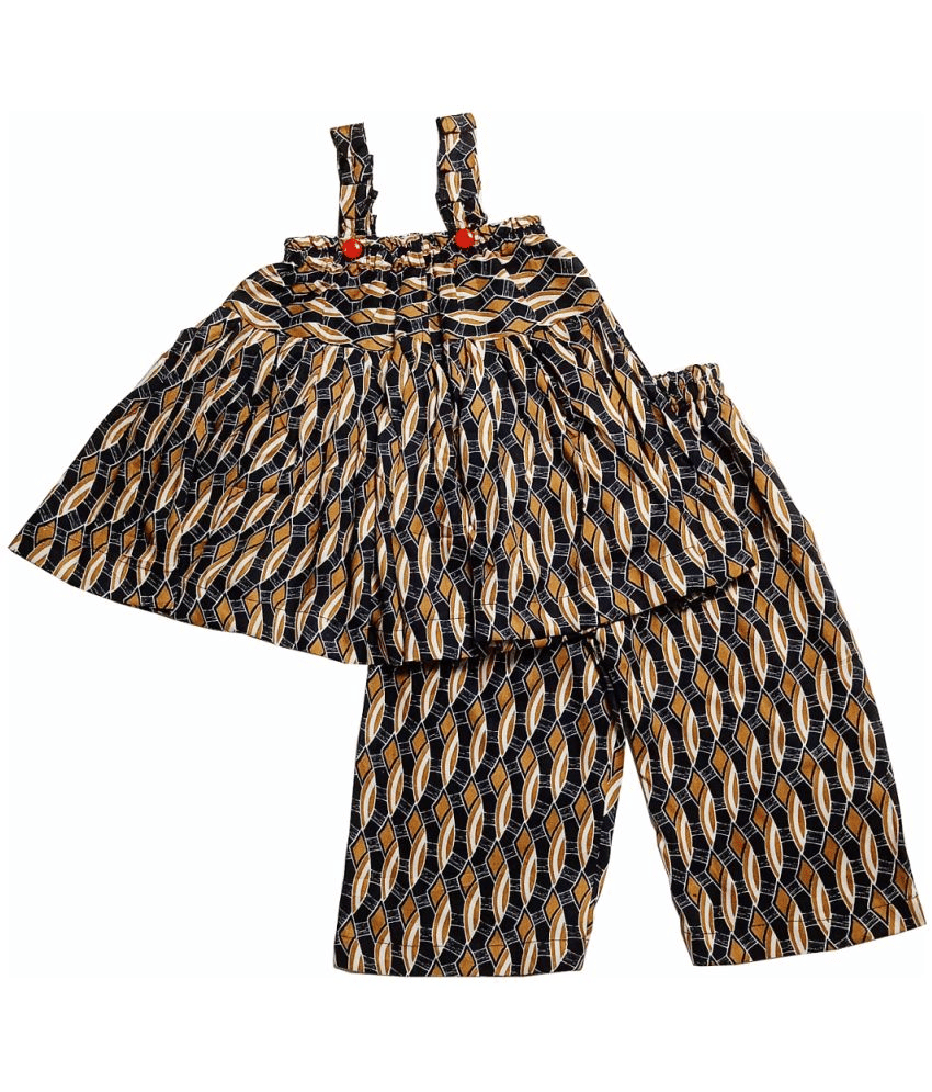     			harshvardhanmart.com Pack of 2 Baby Girls 100% Cotton Shirt & Trouser ( Brown )