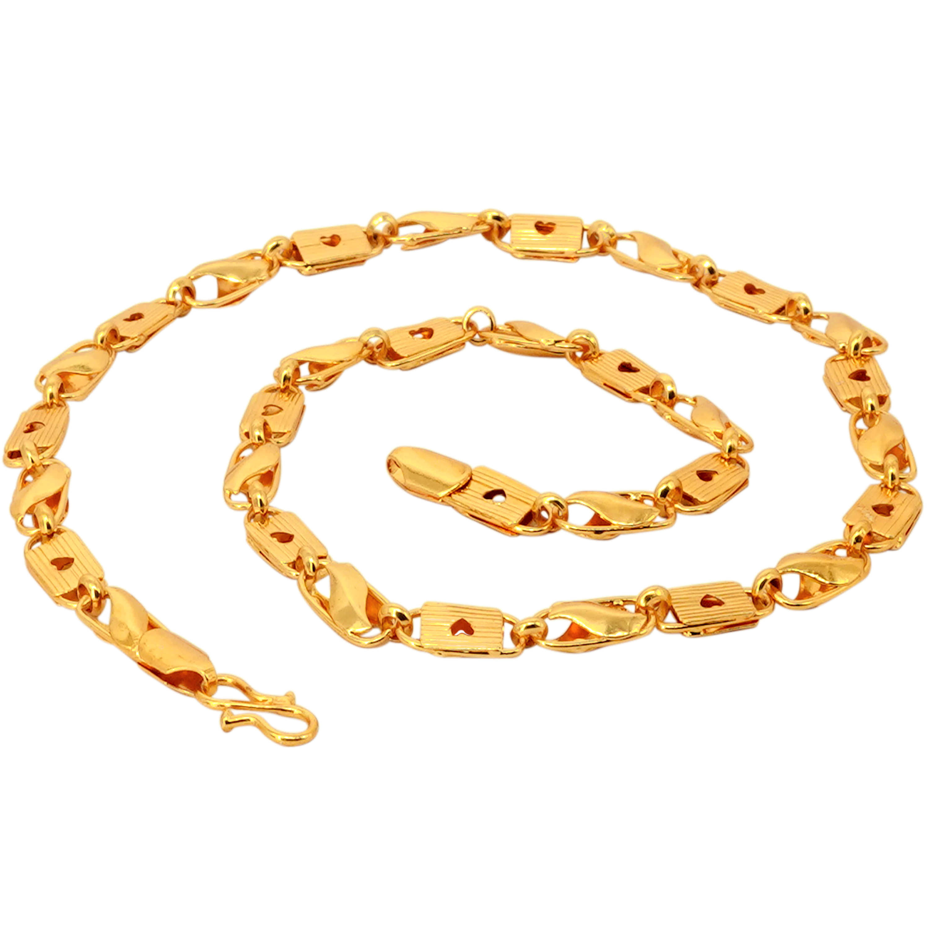 FASHION FRILL - Gold Plated Chain ( Pack of 1 )