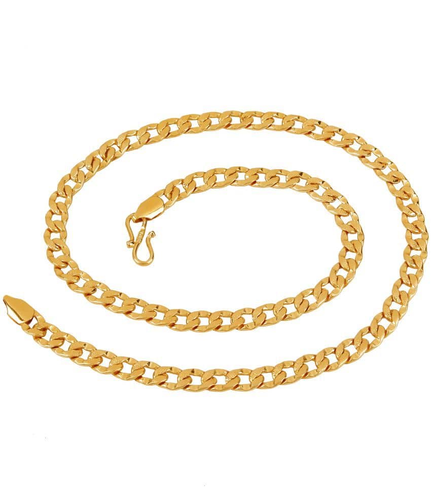 FASHION FRILL - Gold Plated Chain ( Pack of 1 )