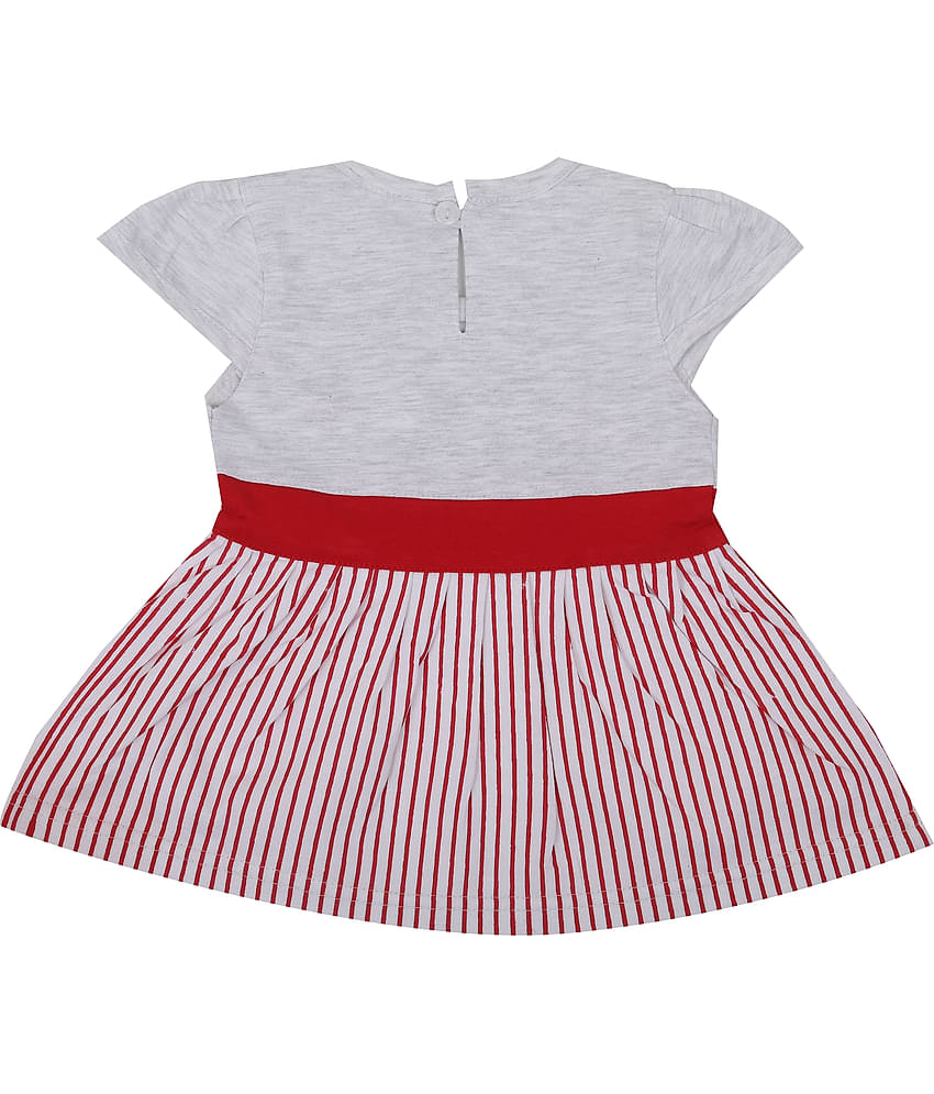 NammaBaby Pack of 1 Baby Girls Cotton Blend Frock ( Red )