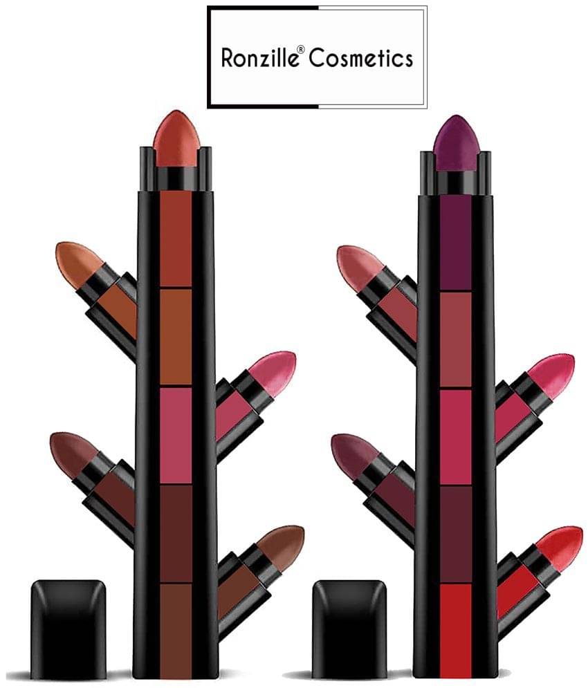     			Ronzille-Set Of 2, 5 In 1 Lipstick ,20G