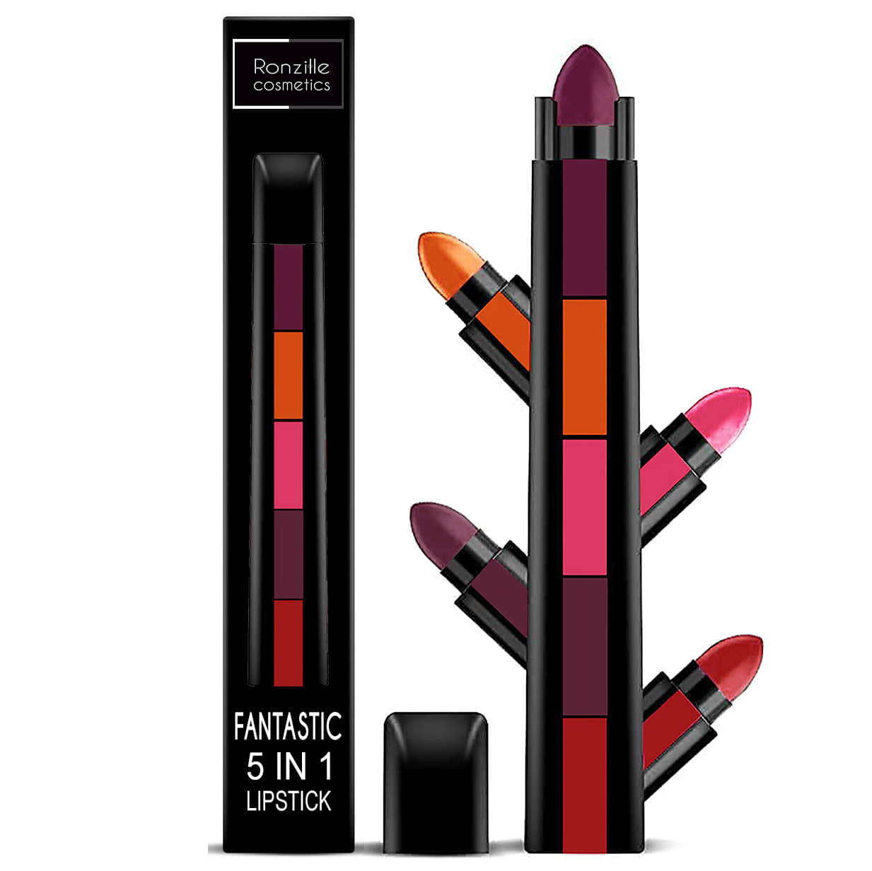 Ronzille
5-In-1 Fantastic Long Lasting Lipstick 10G