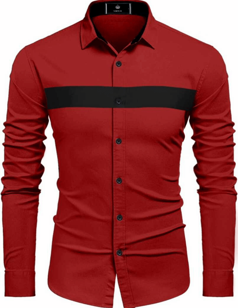 VERTUSY - Cotton Blend Regular Fit Red Men's Casual Shirt ( Pack of 1 )     			VERTUSY - Cotton Blend Regular Fit Red Men's Casual Shirt ( Pack of 1 )