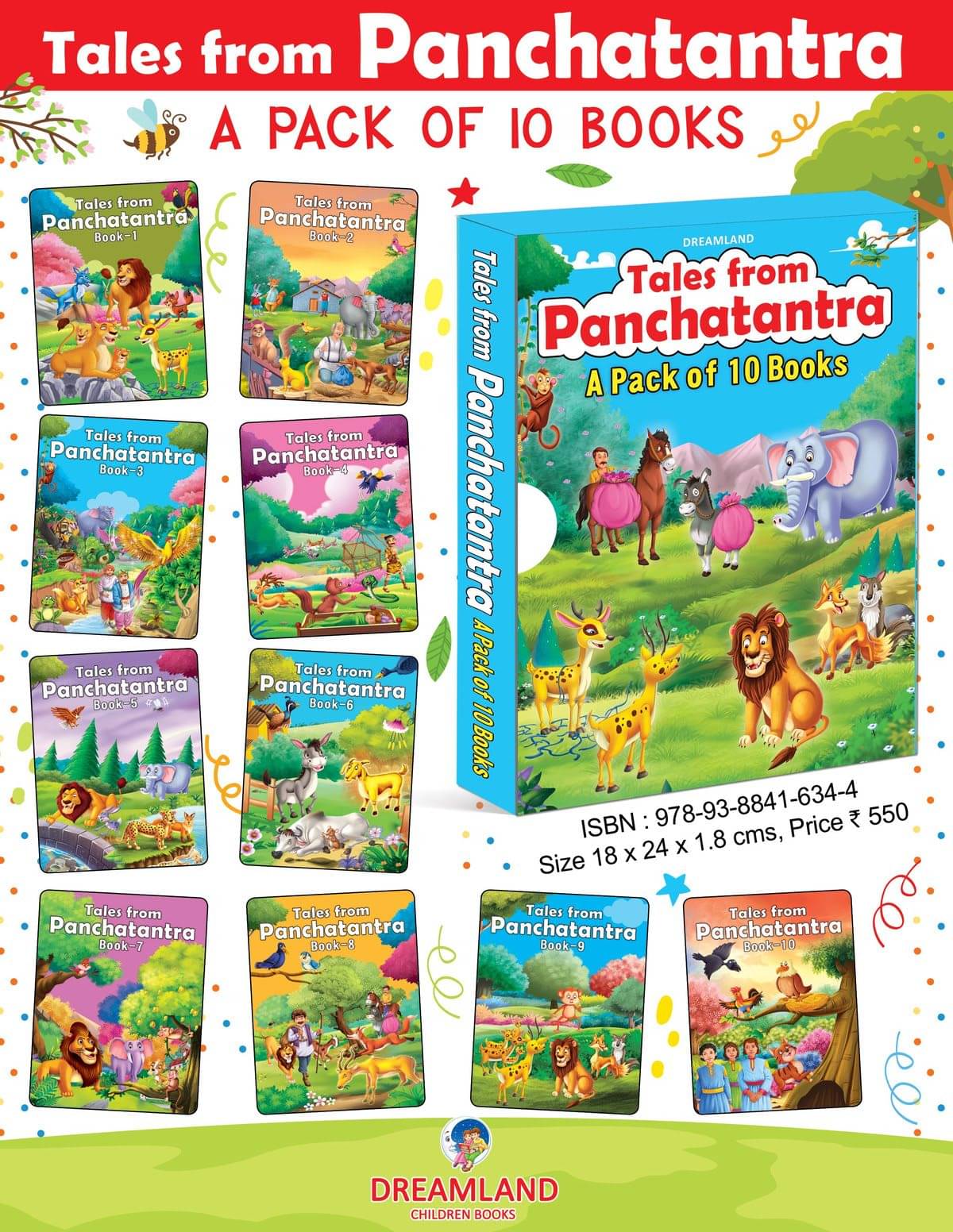 Dreamland Tales from Panchatantra - A Pack of 10 Books - Early Learning Book     			Dreamland Tales from Panchatantra - A Pack of 10 Books - Early Learning Book