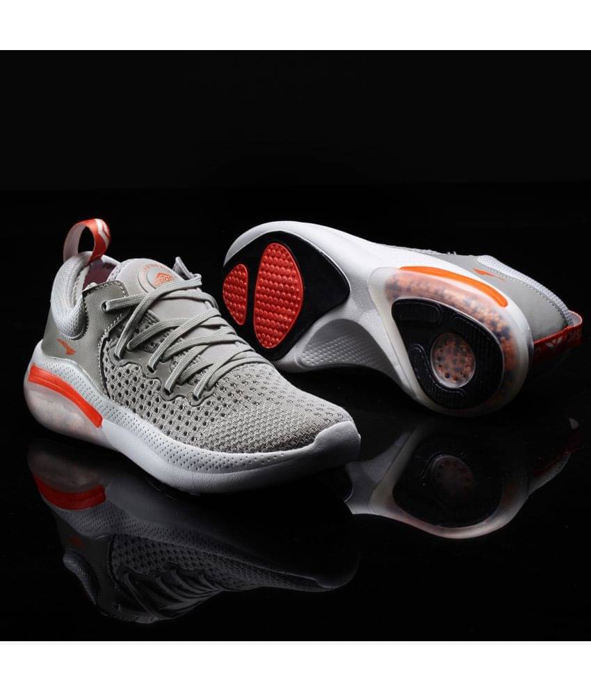ASIAN  Grey Men's Sports Running Shoes     			ASIAN  Grey Men's Sports Running Shoes